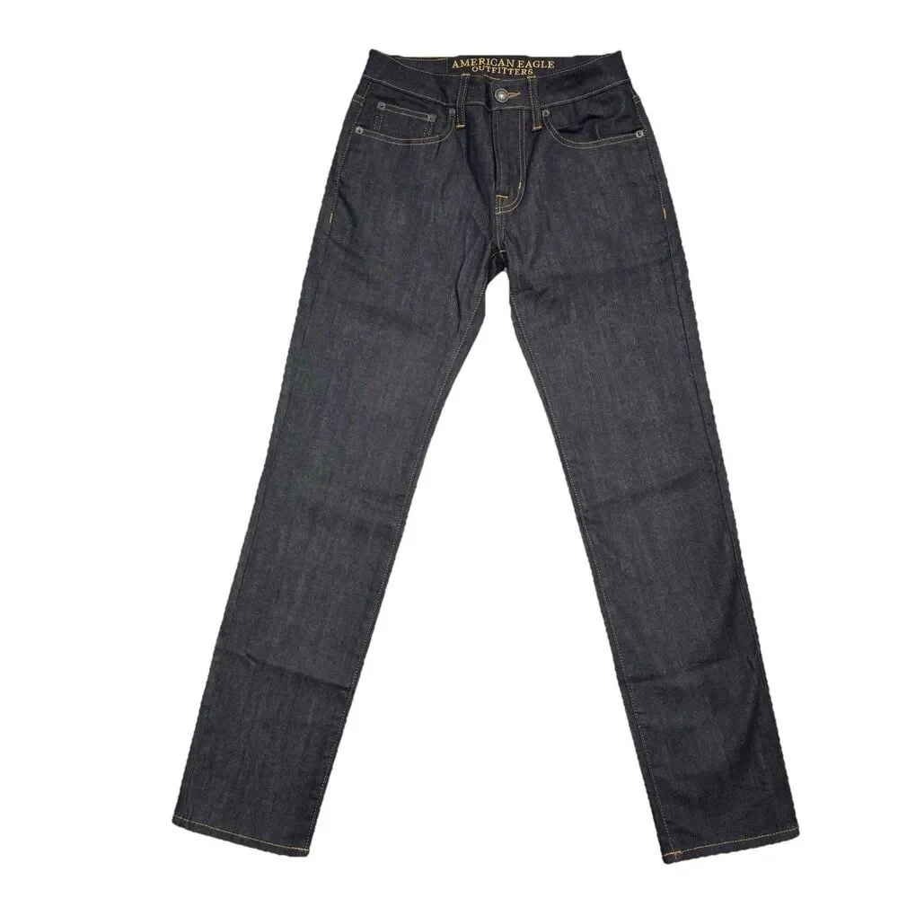 American Eagle Extreme Flex Jeans Young Mens 28x32 Measure 28x31 Slim Straight